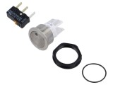 Comutator anti-vandalism SCHURTER MSM II 2 poziții SPDT 5A 125VAC roșu LED