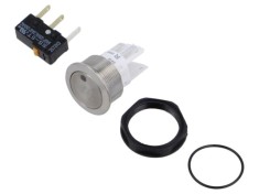 Comutator anti-vandalism SCHURTER MSM II 2 poziții SPDT 5A 125VAC roșu LED