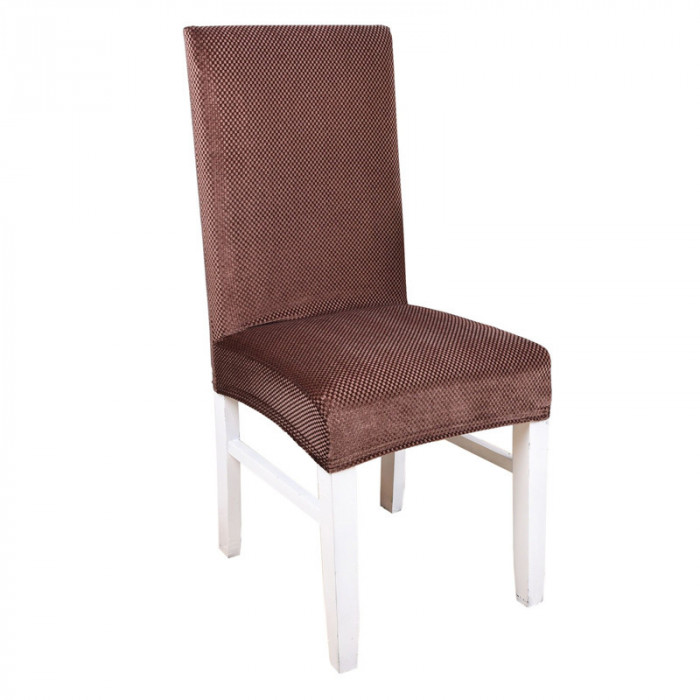 Husa pentru scaun cu spatar, 48 x 56 cm, Maro