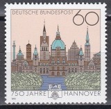 Germania 1991 - Hanovra - 750 de ani, MNH, Nestampilat