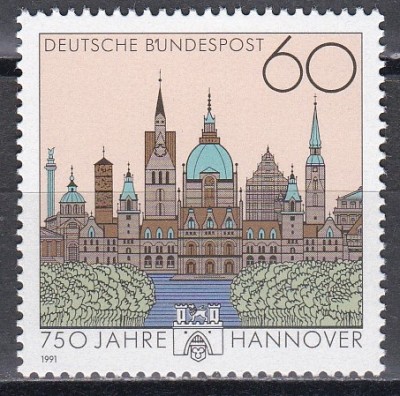 Germania 1991 - Hanovra - 750 de ani, MNH foto