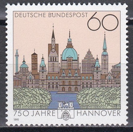 Germania 1991 - Hanovra - 750 de ani, MNH