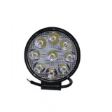 Proiector LED 27w Rotund-9 LED SLIM -12/24V