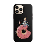 Husa compatibila cu Apple iPhone 13 model Le petit Homer, Silicon, TPU, Viceversa, Transparent, Carcasa