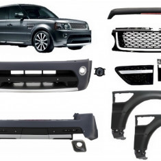 Pachet Exterior Autobiography Design Compatibil Cu Range Rover Sport Facelift 2005-2013 L320 Cu Aripi Laterale COCBRRSFLFFB