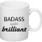 Cana alba personalizata &quot;brilliant!&#039;&quot;, INOVATIX&reg;. 330ml
