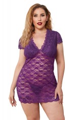 H667-11 Lenjerie sexy tip desu din dantela - plus size