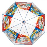 Umbrelă Copii Paw Patrol, Baston, Transparentă, Manuală, 64cm, CMCLASS