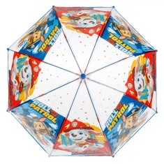 Umbrelă Copii Paw Patrol, Baston, Transparentă, Manuală, 64cm