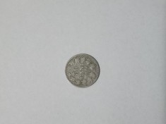moneda argint 50 bani, 1900 foto