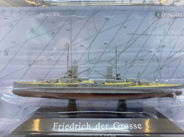 Macheta vapor 1912 Friedrich der grosse class battleship