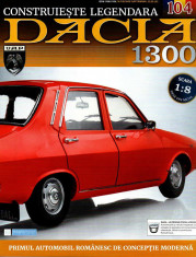 Macheta auto Dacia 1300 KIT Nr.104 - elemente interior part3, scara 1:8 Eaglemoss foto