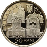 Romania 50 bani 2019 (proof in capsula; comemorativa: Papa Francisc) Alama, KM-450 UNC !!!