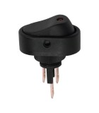 Interupator basculant 1 circuit 12V 20A OFF-ON LED rosu cu retinere, Oem