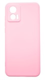 Husa de protectie din silicon pentru Motorola Moto Edge 30 Neo, SoftTouch, interior microfibra, Roz
