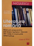 Ion Popa - Literatura romana - Manual preparator clasa a VII-a (Editia: 2010)