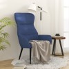 VidaXL Scaun de relaxare, albastru, material textil
