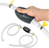 Pompa Manuala Transfer Lichide (Benzina, Ulei, Apa) + Furtun 2m &amp; Cleme Prindere - Universal