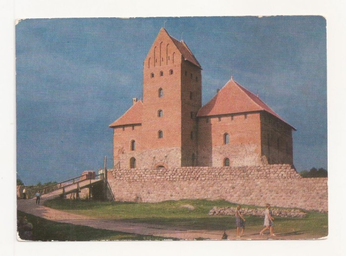 CP1-Carte Postala- LITUANIA, Castelul Trakai ,necirculata 1973