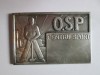 Romania medalia O.S.P. Pentru Sport circa 1945 ,dimensiuni:63 x 42 mm,greutate:64 grame