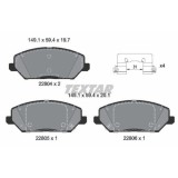 Textar set placute frana, frana disc Q+