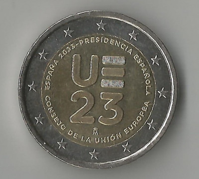 Spania, 2 euro comemorativ, 2023, UNC foto
