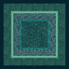 Batic Animal Print, 120 x 120 cm - verde/turcoaz