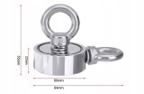 Magnet de neodim de 190 kg, franghie și manusi 2881
