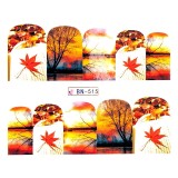 Cumpara ieftin Tatuaj Unghii LUXORISE Fall Picture, BN-515, LUXORISE Nail Art