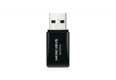 Mini adaptor USB Wireless N 300Mbps Mercusys foto