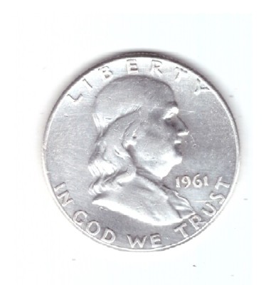 Moneda SUA 1/2 dollar/dolar 1961, stare buna, curata foto