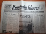 Ziarul romania libera 14 martie 1990-articolul &quot;parintii dictaturii&quot;