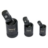 Set Articulatii Cardanice Impact Yato YT-10643, 1/4&quot;, 3/8&quot;, 1/2&quot;, CrMo, 3 buc, Profesional