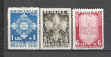 Romania.1936 Jamboreea nationla Brasov ZR.57, Nestampilat