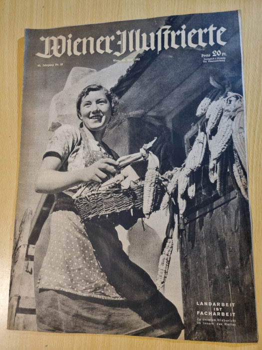 revista nazista austria 23 iunie 1943-foto si articole al 2-lea razboiul mondial