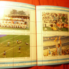 2 Blocuri Argentina 1986 - Campionat Mondial Fotbal - Mexic ,cu 16 val