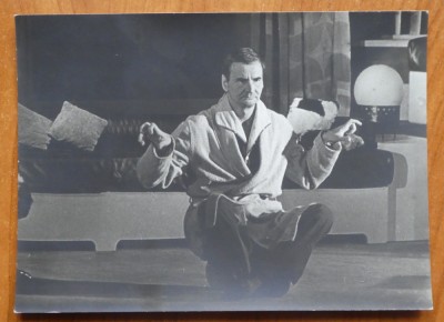 Radu Beligan si Valeria Gagealov in piesa Prizonierul din Manhatan, 1973 foto