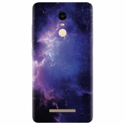 Husa silicon pentru Xiaomi Remdi Note 3, Purple Space Nebula foto
