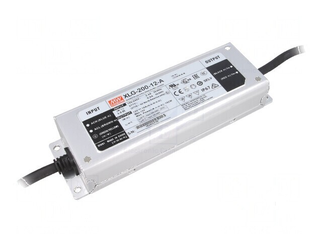 Alimentator LED pulsatoriu 192W 12VDC IP67