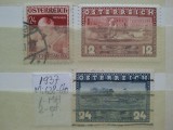 1937- Austria-Rep.Ost.-Mi638-640-MH+st., Nestampilat