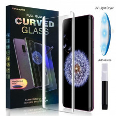 Folie Sticla Securizata 3D Adeziv Lichid UV pentru Samsung Galaxy S9 foto