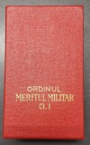 Rom&acirc;nia Ordinul Meritul Militar clasa I &icirc;n cutie originala