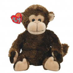 Maimuta de Plus TY Beanie Babies 2.0, Maro, 15 cm foto