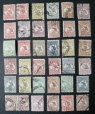 AUSTRALIA 1892/1907-- lot CLASIC Cangurii- stampilate