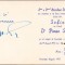 HST A1482 Invitație nuntă 1943 dr Pimen Stavăr Institutul Zootehnic București