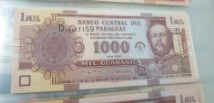 bancnota paraguay 1000 g 2005 foto