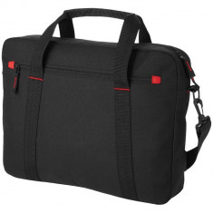 Servieta Laptop, Everestus, 15.4 inch, 600D poliester, negru, saculet de calatorie si eticheta bagaj incluse foto