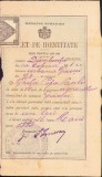 A2647N Bilet de identitate bun pentru 1 an, 1893, Găiești, județul D&acirc;mbovița