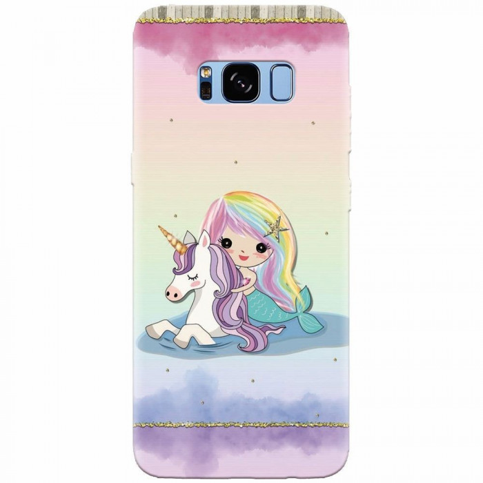 Husa silicon pentru Samsung S8 Plus, Mermaid Unicorn Play