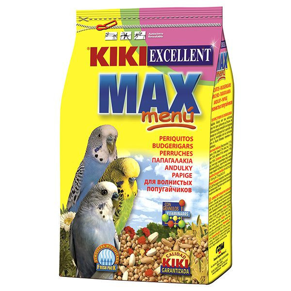 KIKI MAX MENU Budgerigar - hrană pentru peruși 500g